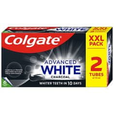 Advanced White beljenje z ogljem zobna pasta 2 x 75 ml