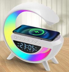 Hitelektro 3v1 LED RGB bluetooth zvočnik budilka in polnilec