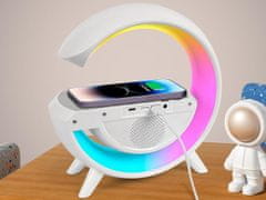 Hitelektro 3v1 LED RGB bluetooth zvočnik budilka in polnilec