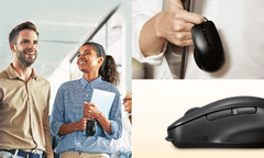 ASUS SmartO MD200 brezžična miška, Bluetooth, optična, črna (90XB0790-BMU000)