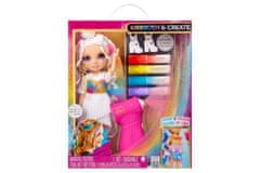 Rainbow High Air Brush lutka - vijolične oči