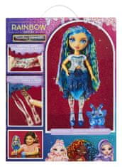 Rainbow High Doll s sluzjo in bleščicami - Skyler (modra) TV