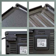 Kela Raklet žar KL-10048 Geneva cast aluminum black 4 persons 21.5x21.5x12.0cm