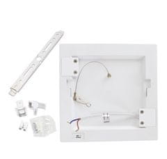 Ideus LED panel 12W vgradno-nadgradni s senzorjem 3CCT 1580lm IP20 OLGIERD bela