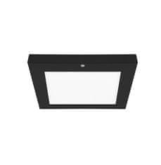 Ideus LED panel 12W vgradno-nadgradni s senzorjem 3CCT 1580lm IP20 OLGIERD črna