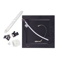 Ideus LED panel 12W vgradno-nadgradni s senzorjem 3CCT 1580lm IP20 OLGIERD črna
