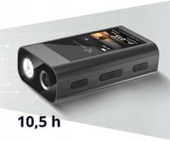 Navitel Flow DL800 kolesarska kamera z lučjo, 2", 4K Ultra HD, HDR, GPS, WiFi, mikrofon, aplikacija, črna