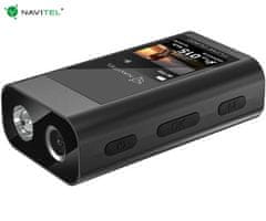 Navitel Flow DL800 kolesarska kamera z lučjo, 2", 4K Ultra HD, HDR, GPS, WiFi, mikrofon, aplikacija, črna