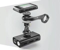 Navitel Flow DL800 kolesarska kamera z lučjo, 2", 4K Ultra HD, HDR, GPS, WiFi, mikrofon, aplikacija, črna