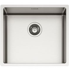 TASCA CANOVA 45 enojno kuhinjsko korito inox SatinPlus za omarico od 60 cm