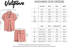 Nikcorp Moški havajski komplet srajca in kratke hlače, tropski cvetlični vzorec, zelena barva, lahkoten poletni set, XXL