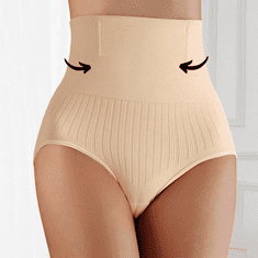 SOLFIT® Hlače za oblikovanje postave, Kompresijsko perilo (Bež, L/XL) | SLIM-WAIST