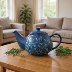 Maxwell & Williams Čajnik za poparke Olde English 650ml / moder / porcelan