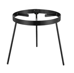 Nikcorp Trinožno stojalo za kotliček in lonec nad ognjiščem, jekleno podnožje za kampiranje, stabilna konstrukcija, 34,5 x 25 cm