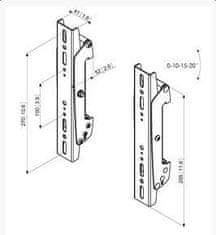 Vogels Voglove vertikalne roke Connect -it PFS 3302, 270 mm