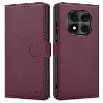 Tech-protect Wallet knjižni ovitek na Xiaomi Redmi Note 15 Pro 5G, bordo