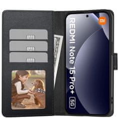 Tech-protect Wallet knjižni ovitek na Xiaomi Poco M8 Pro / Redmi Note 15 Pro Plus 5G, črni