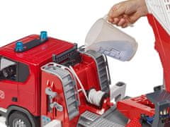 Bruder Reševalna vozila - Scania Super 560R Gasilsko vozilo z lestvijo in vodno črpalko