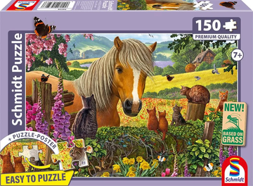 Schmidt Puzzle Srečanje v paddocku 150 kosov