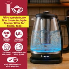 Beper Grelnik vode, čajnik 1,8L, P101BOL200