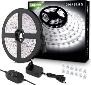 Český teleprompter 10m Set bel 6000K LED trak IP20 + zatemnilnik