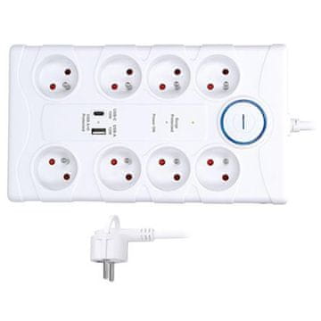 SOLIGHT PO80 prenapetostna zaščita 2m, 8 kosov.