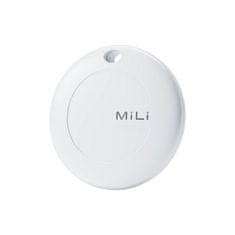 MiLi MiTag Duo beli Bluetooth sledilnik – za iOS & Android Find My
