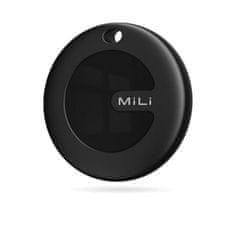 MiLi MiTag Duo črni Bluetooth sledilnik – iOS & Android Lokator za Ključe, Prtljago in Osebne Predmete