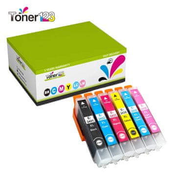 Toner123 Komplet Epson 24XL / C13T24384010 kompatibilne kartuše (6) - črna, svetlo cyan, cyan, svetlo magenta, magenta, rumena