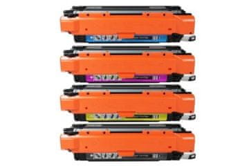 Toner123 Komplet HP 504X + HP 504A (C,M,Y) / CE250X + CE251A + CE252A + CE253A / Laserjet 3525, 3530 kompatibilni tonerji (4) - črna, cyan, magenta, rumena