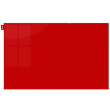 Steklena magnetna tabla Memobe, 60x40cm, rdeča