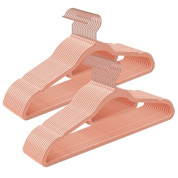 Songmics Obešalniki za oblačila, 42,7x22x0,6 cm, roza