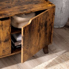 Songmics TV omarica, 140x40x45 cm, rjava