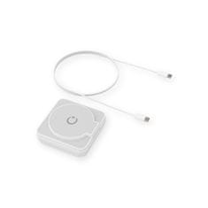 Ksix brezžični polnilnik 3-v-1 15 W, zložljiv, združljiv z MagSafe in Qi, bel