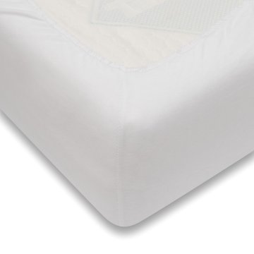 NEW BABY Prevleka za otroško posteljo 160x80 cm bela