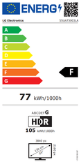 LG 55UA73003LA 4K UHD televizor, webOS 25