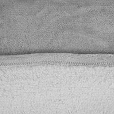 Ruhhy hoodie odeja z rokavi 85x75 cm - Siva
