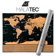 Malatec Zemljevid za praskanje - Scratch map