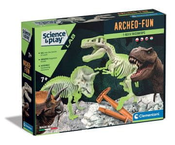 Clementoni Science&Play ArcheoFun: T-Rex + Triceratops