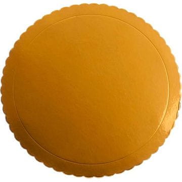 Dekora Podloga za torto 25cm 3mm zlata -