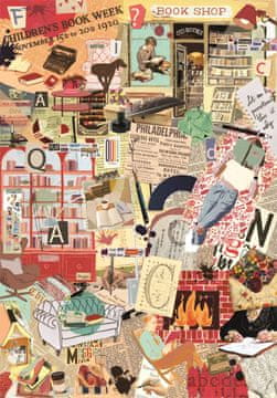 Clementoni Sestavljanka Več je več: knjige in pisanje 1000 kosov