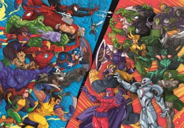 Clementoni Puzzle Marvel: Heroes vs. Villains 104 kosov