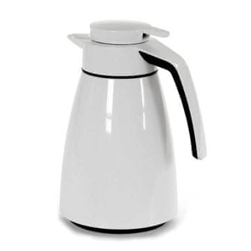 Termo vrč 1l / bel / plastika, steklo