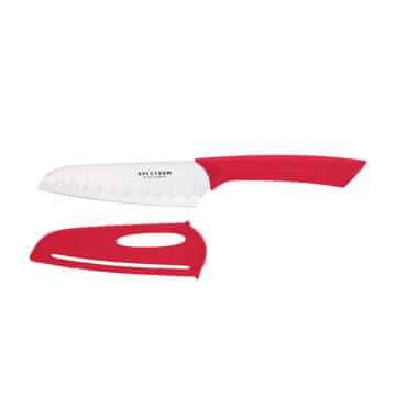 SCANPAN Kuharski nož Santoku Spectrum 12,5cm / rdeč / inox, PP