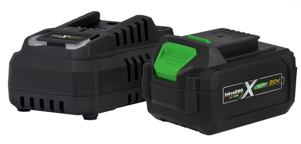 Set Iskra 4.0Ah akumulator in hitri polnilnik