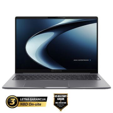 ASUS ExpertBook P3 prenosnik, 40.6cm (16), Ryzen AI 7 350, 32GB DDR5, SSD1TB, Win11 Home, Misty Grey (90NX0981-M00AX0)