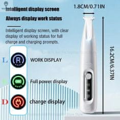 KJB Strižnik za pasje tačke z LED zaslonom, vodoodporen strižnik za nego 
