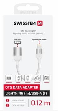 SWISSTEN 73501218 USB A /Lightn. 0,12M
