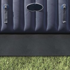 Vidaxl Podloga za bazen Črna 396 x 396 x 0,1 cm Netrdno blago