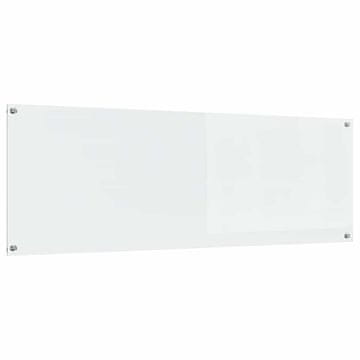 Vidaxl Kuhinjski panel Transparentno 120 x 40 cm kaljeno steklo